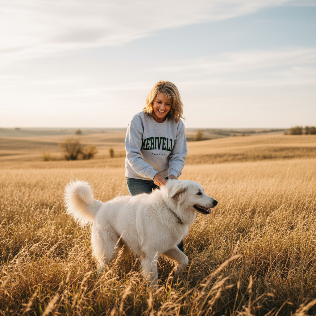 Merivelle Collegiate Crewneck Sweatshirt