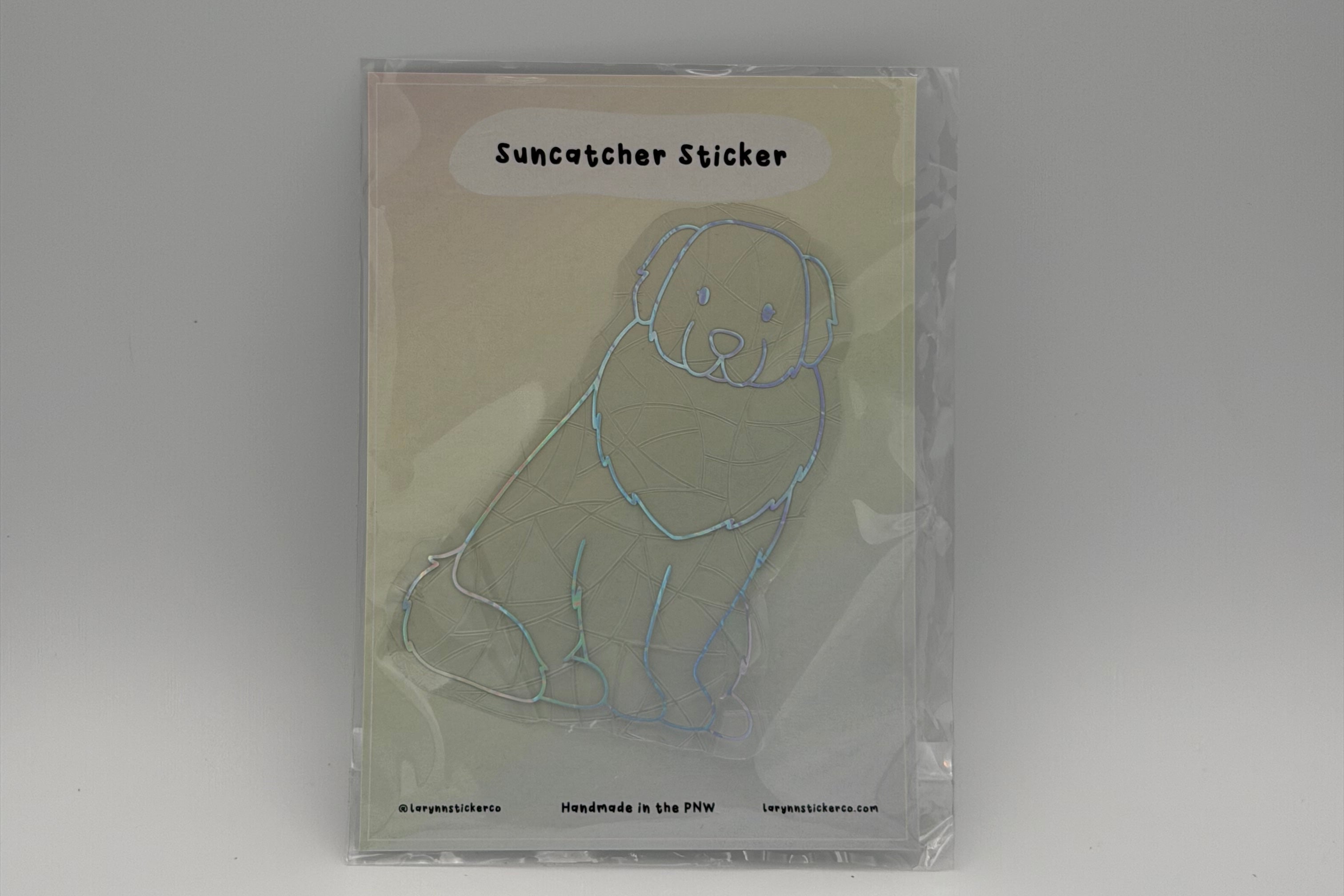 Great Pyrenees Sun Catcher Sticker Decal