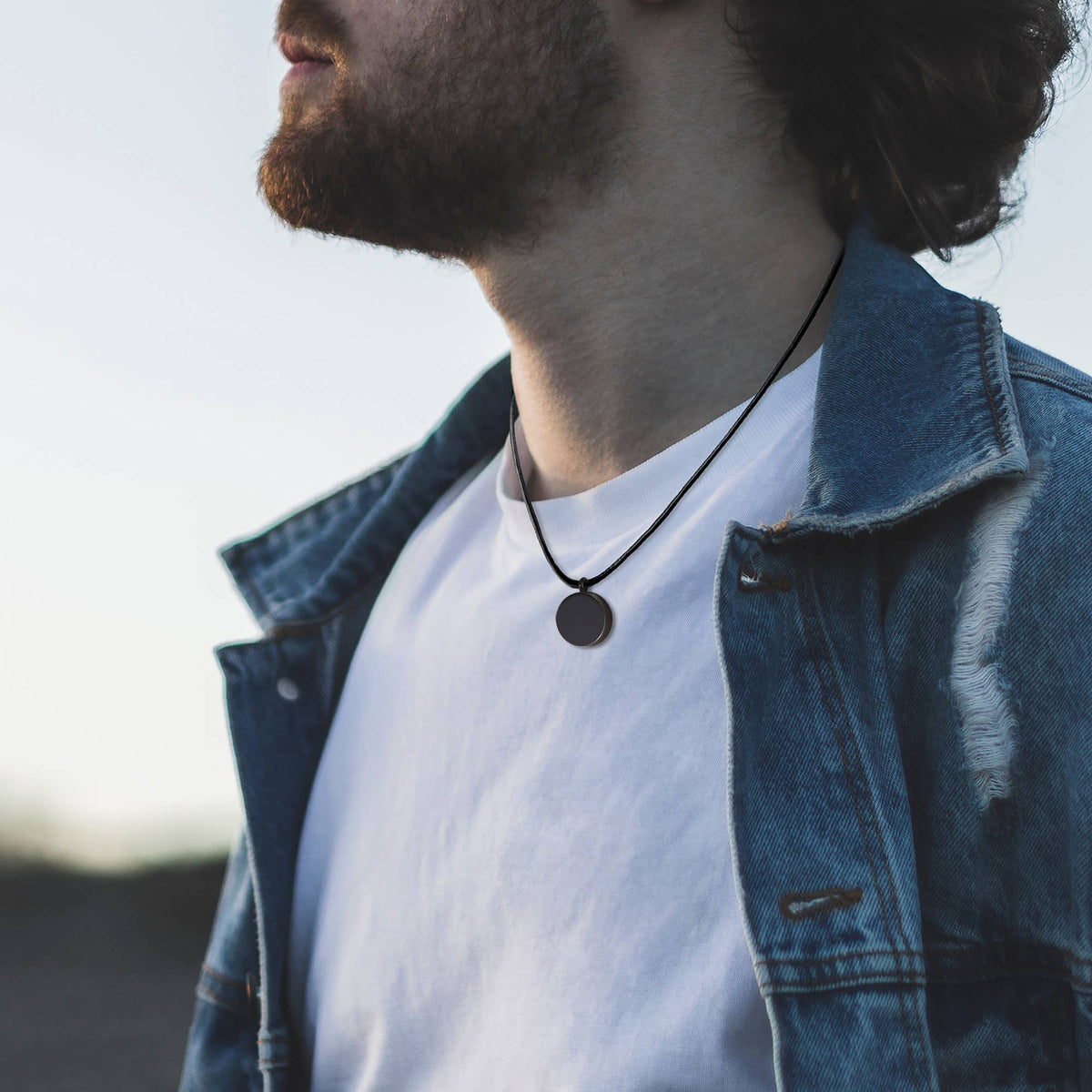 Round Memorial Urn Necklace