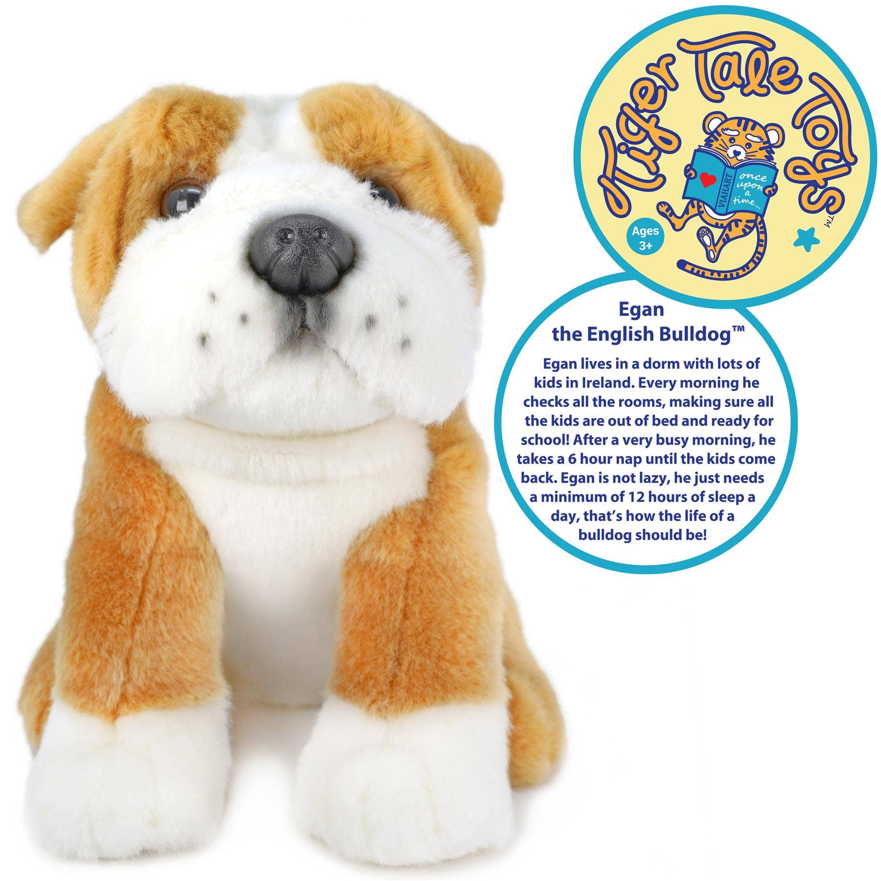 Egan the English Bulldog — 9" Stuffed Animal Plush