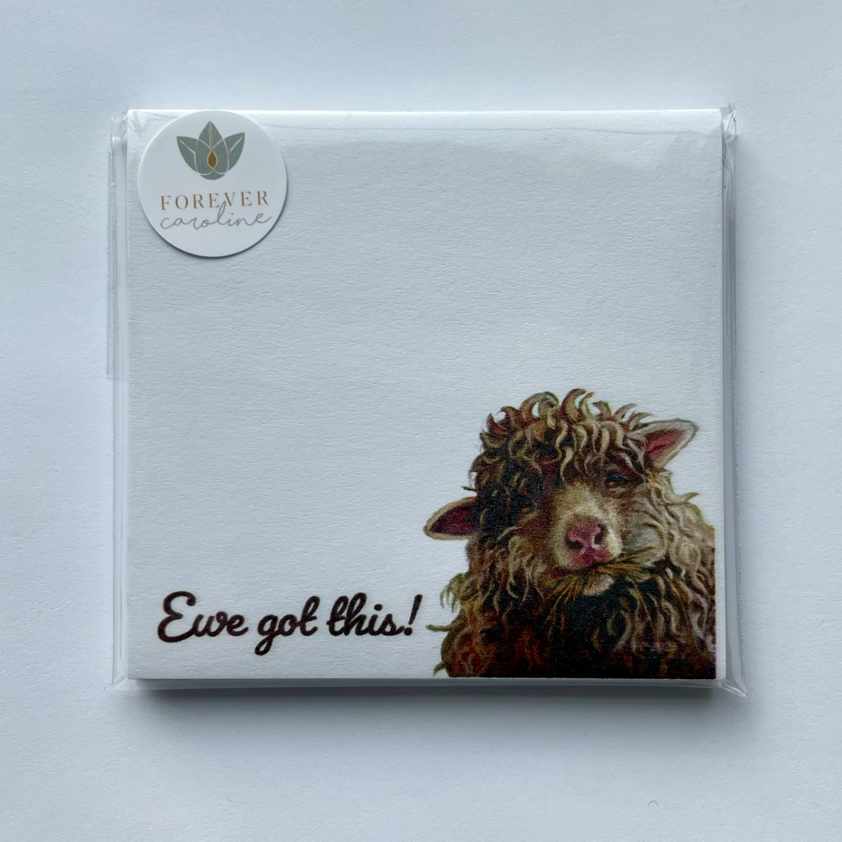 Ewe Got This Fluffy Sheep Sticky Notes — 50 Pages