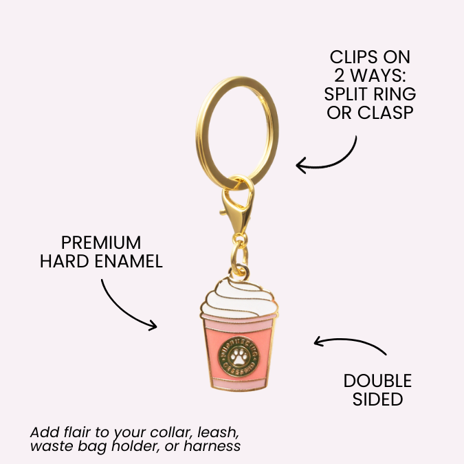 Puppuccino Pet Collar Charm