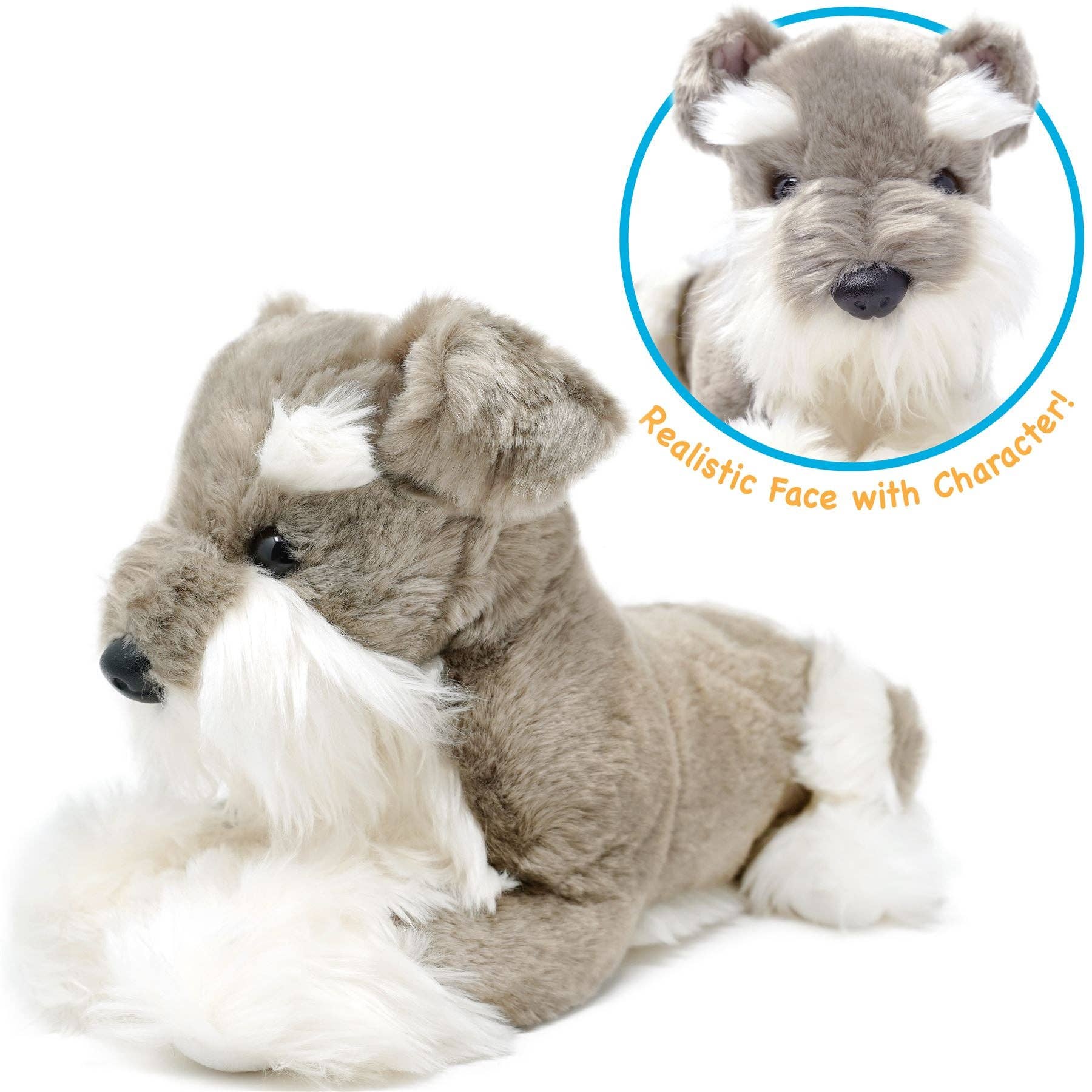 Siegfried the Schnauzer — 13" Stuffed Animal Plush