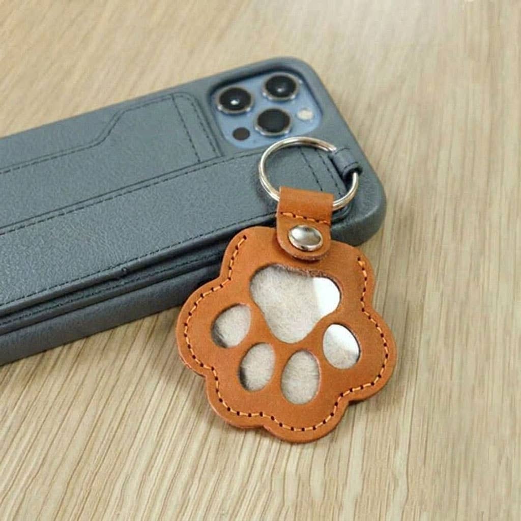 Pet Keepsake Fur & Photo Paw Keychain