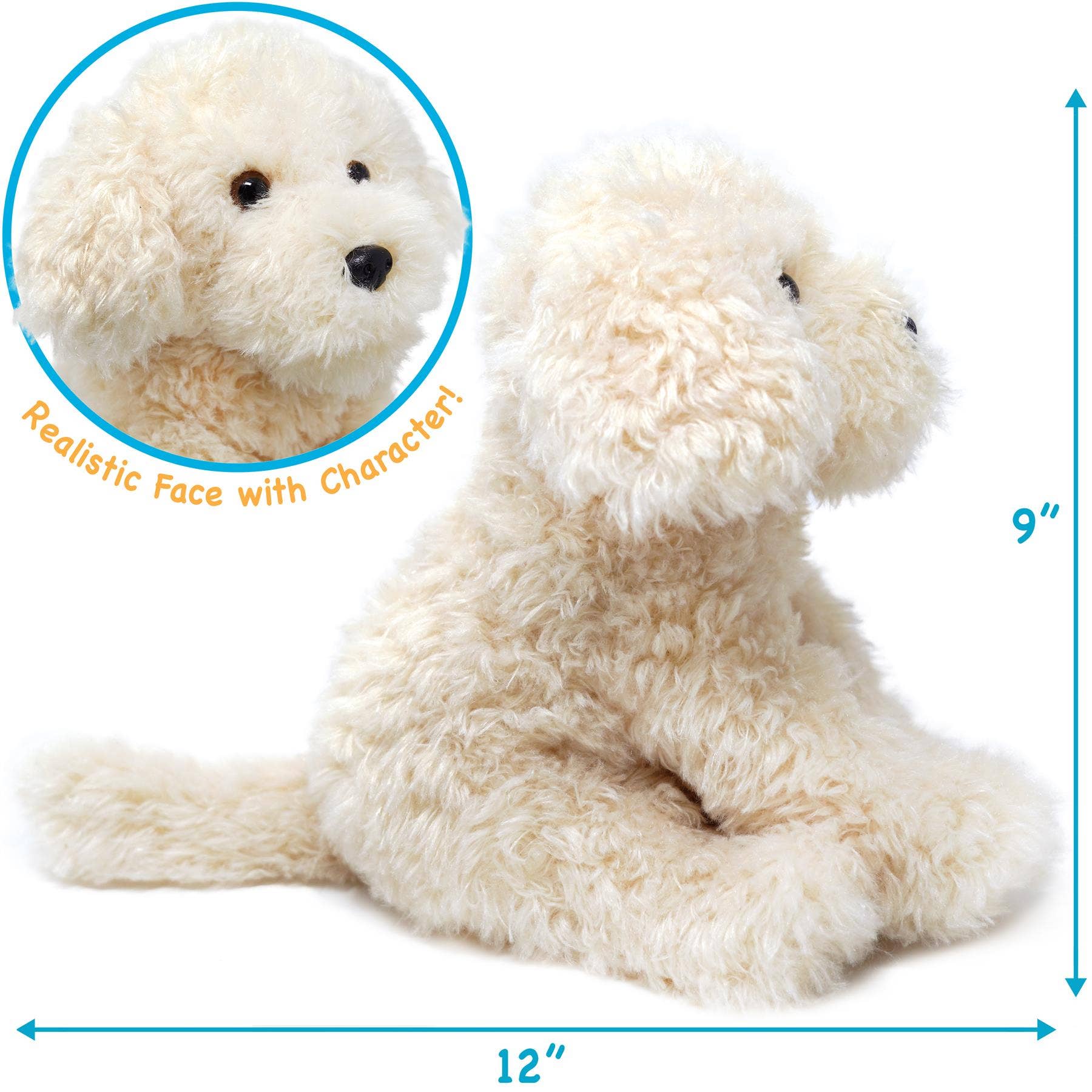 Luka the Labradoodle — 12" Stuffed Animal Plush