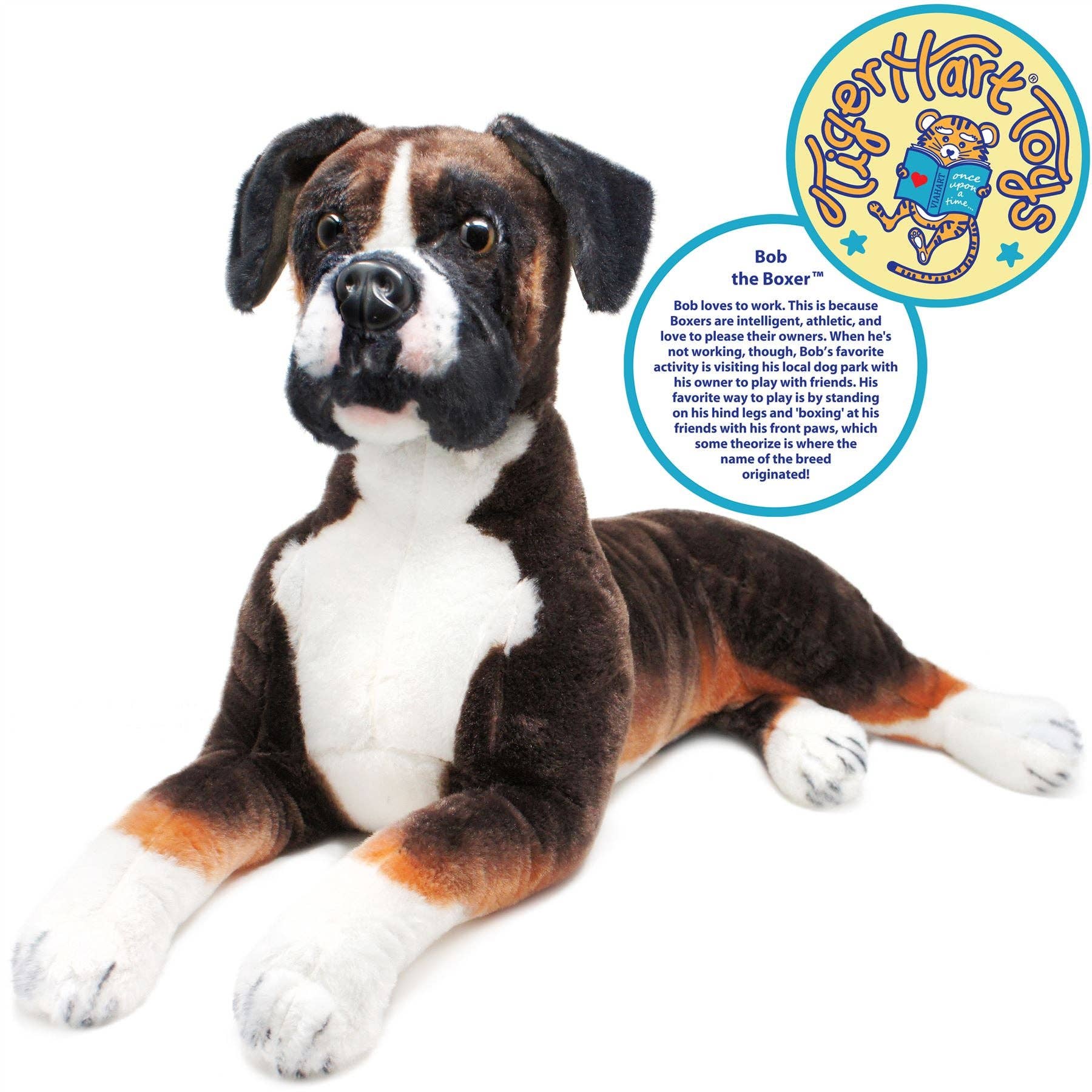 Bob the Boxer — 31" Stuffed Animal Plush