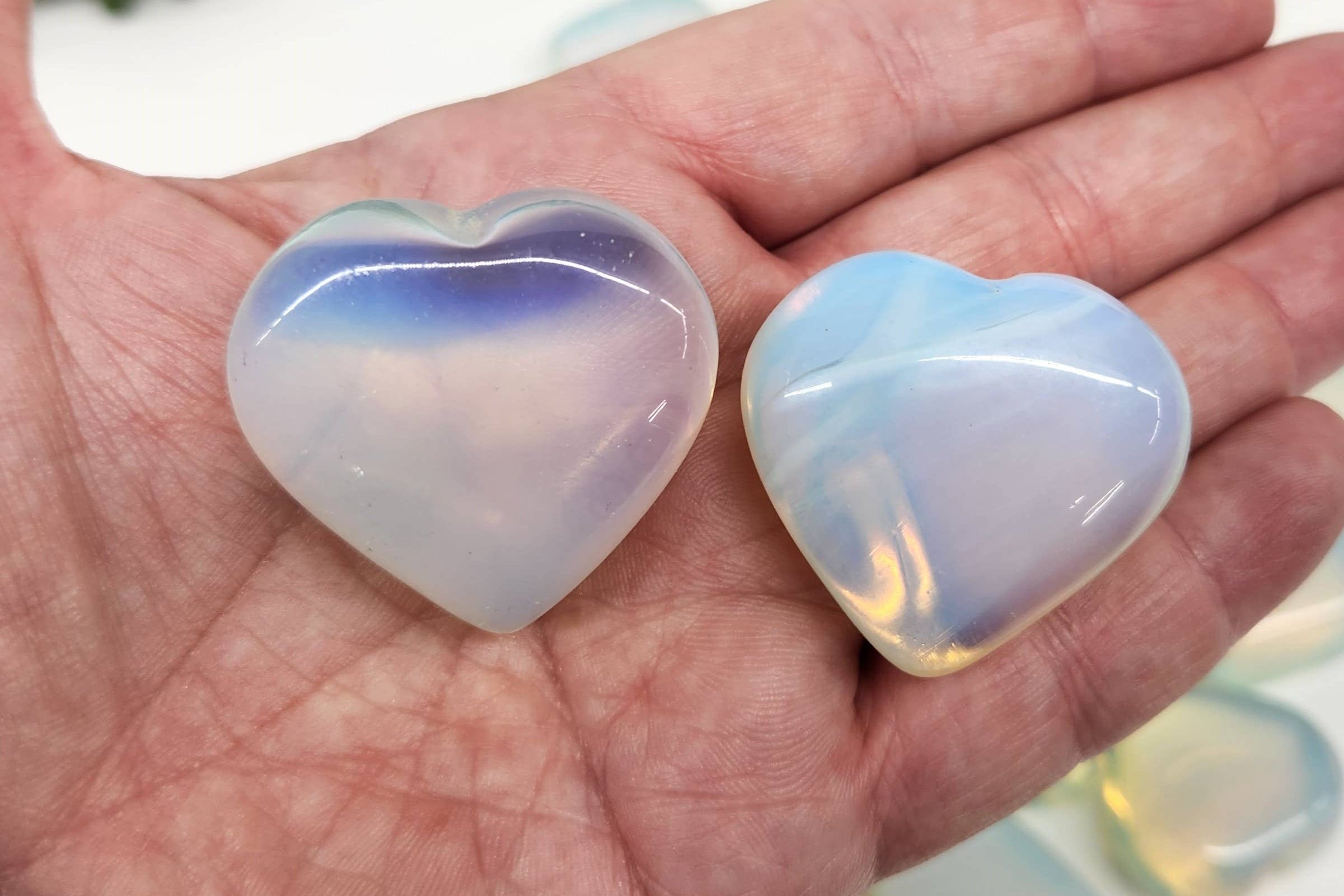 Rainbow Bridge Heart Memory Stone