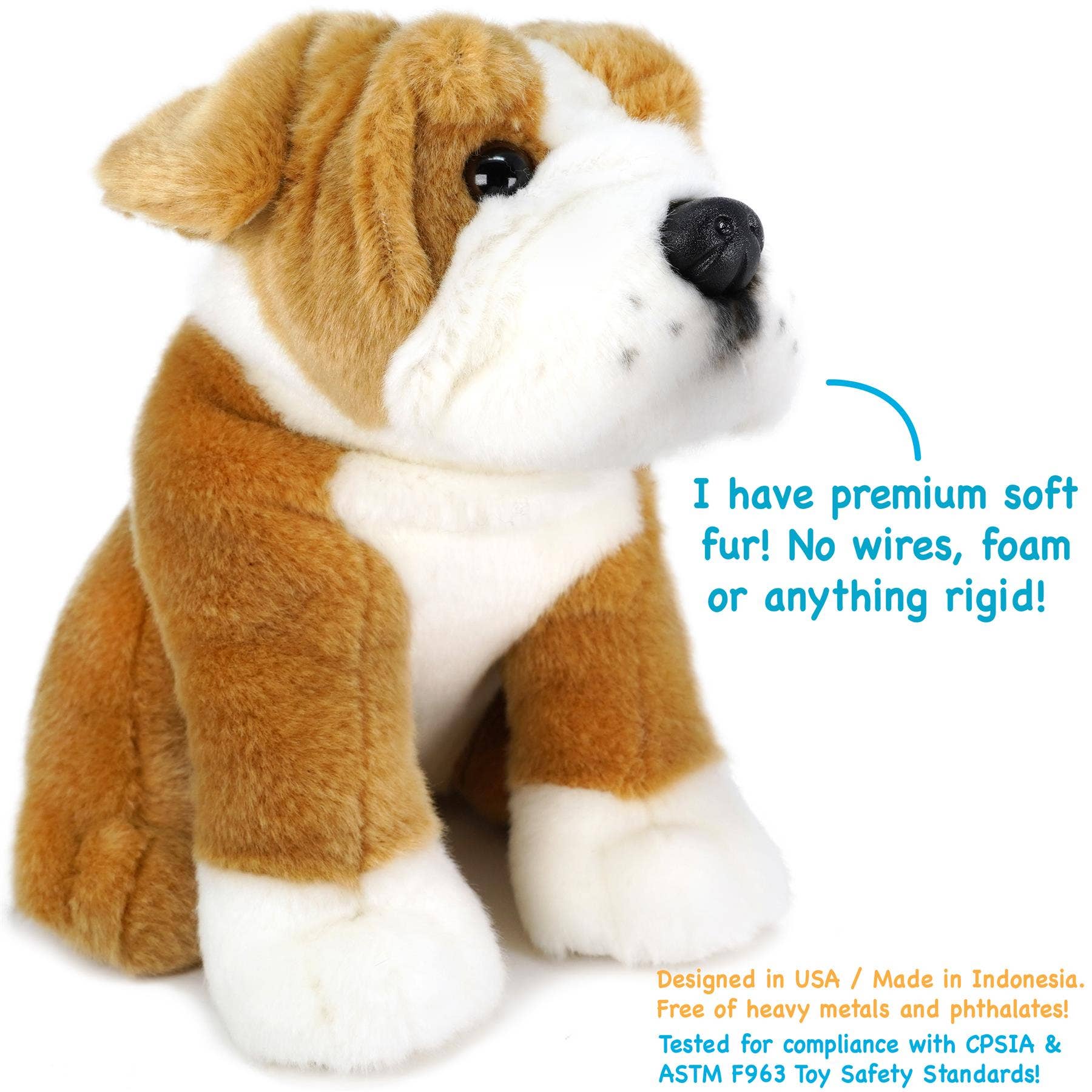 Egan the English Bulldog — 9" Stuffed Animal Plush