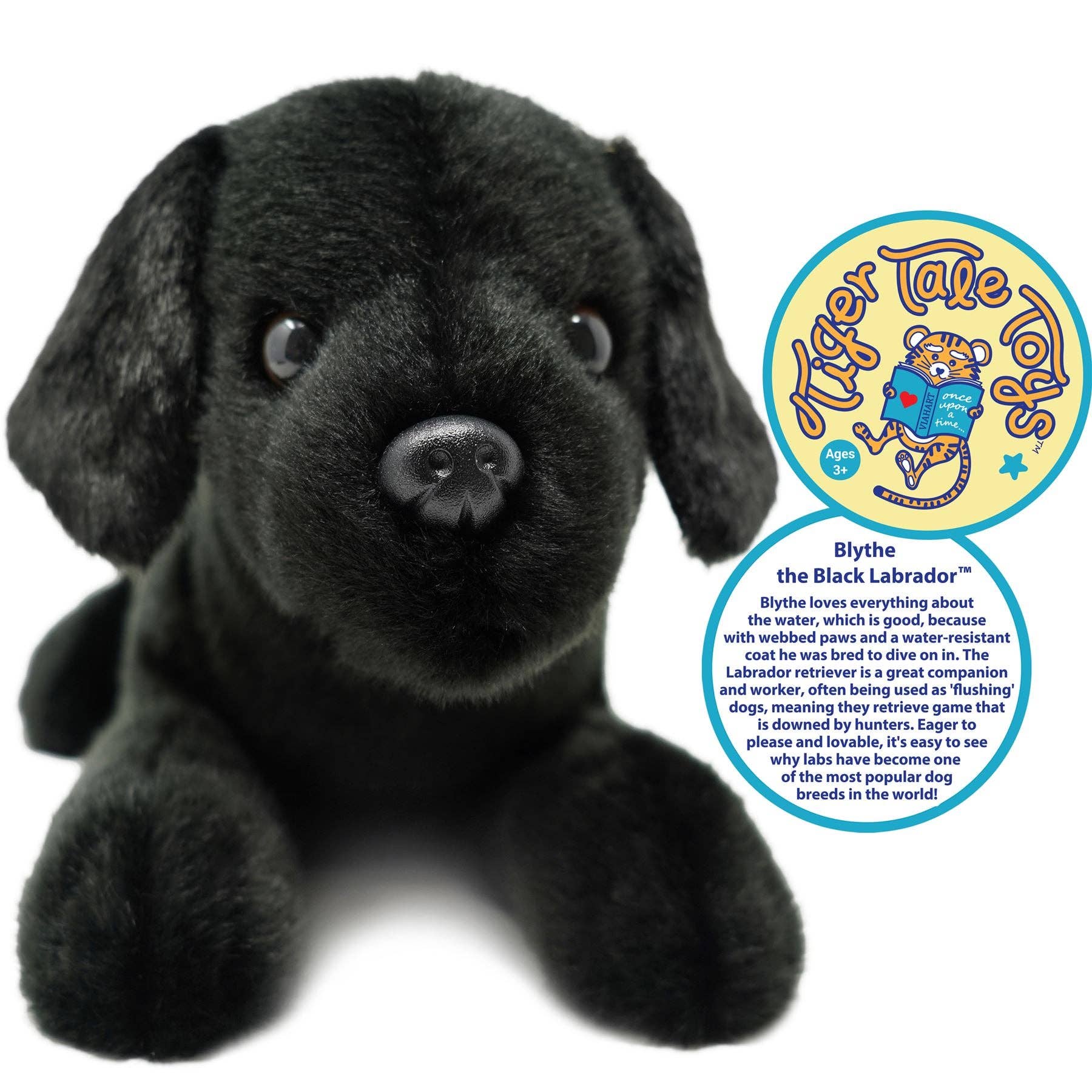 Blythe the Black Lab — 17" Stuffed Animal Plush