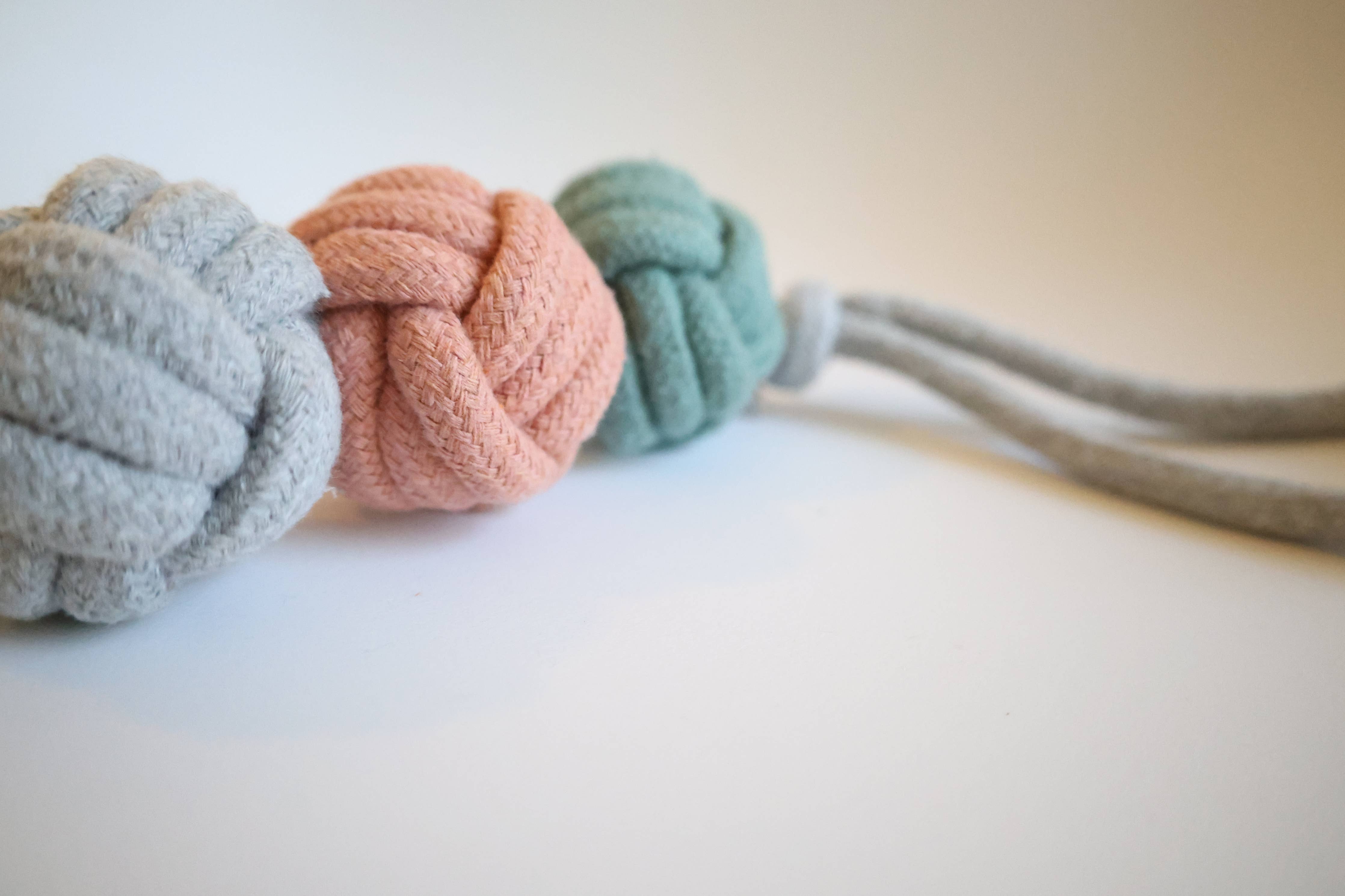 Ice Cream Scoops Rope Toy
