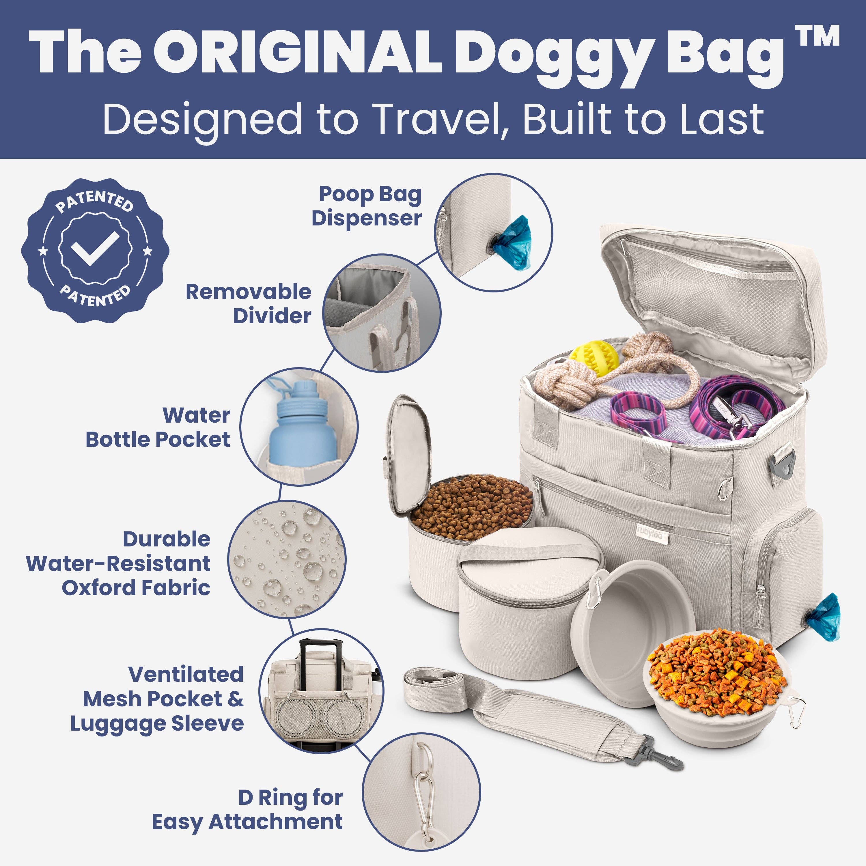 The Original Doggy Bag™ Dog Travel Bag