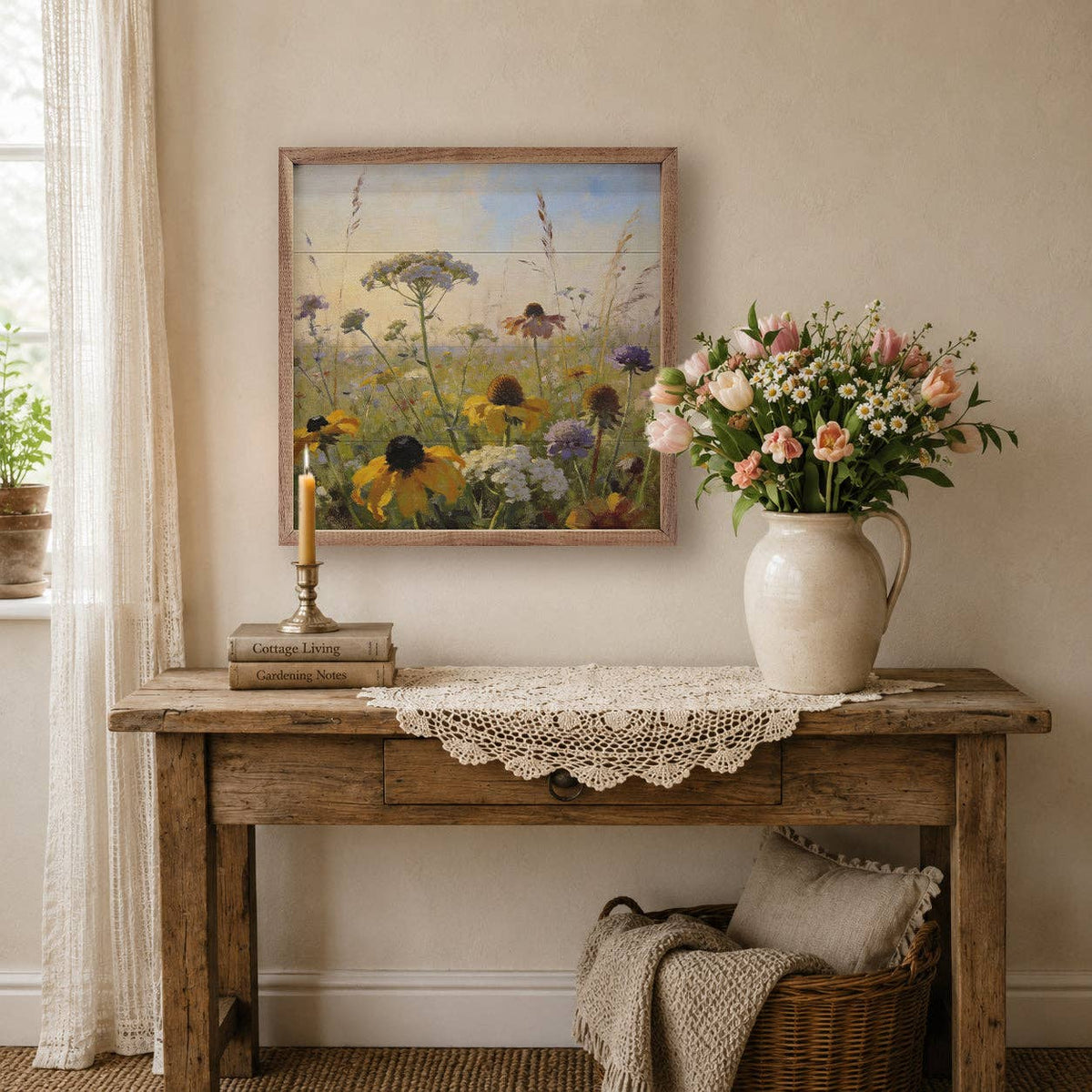 Wild Coneflower Field: 12x12