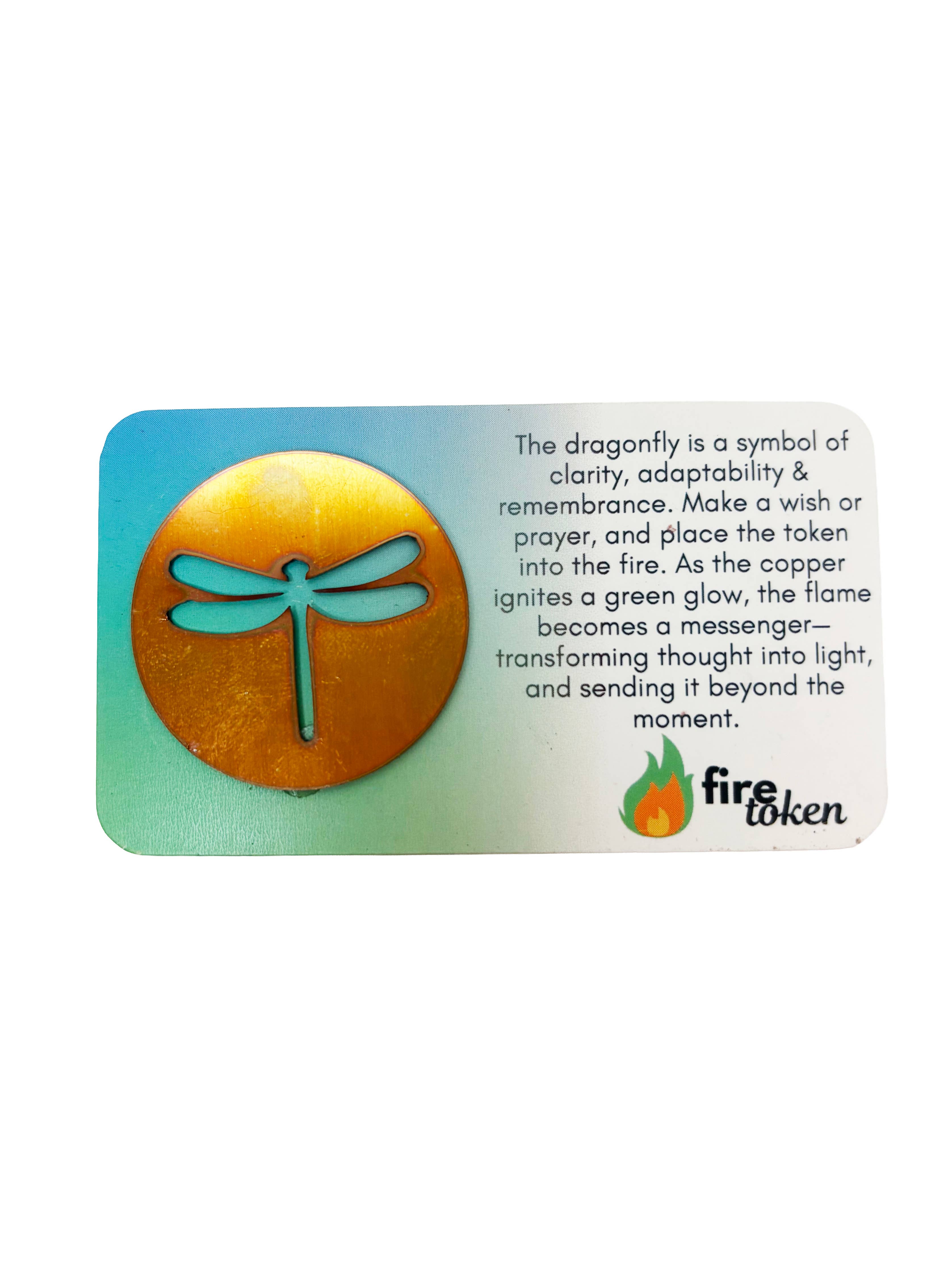 Dragonfly Copper Fire Token