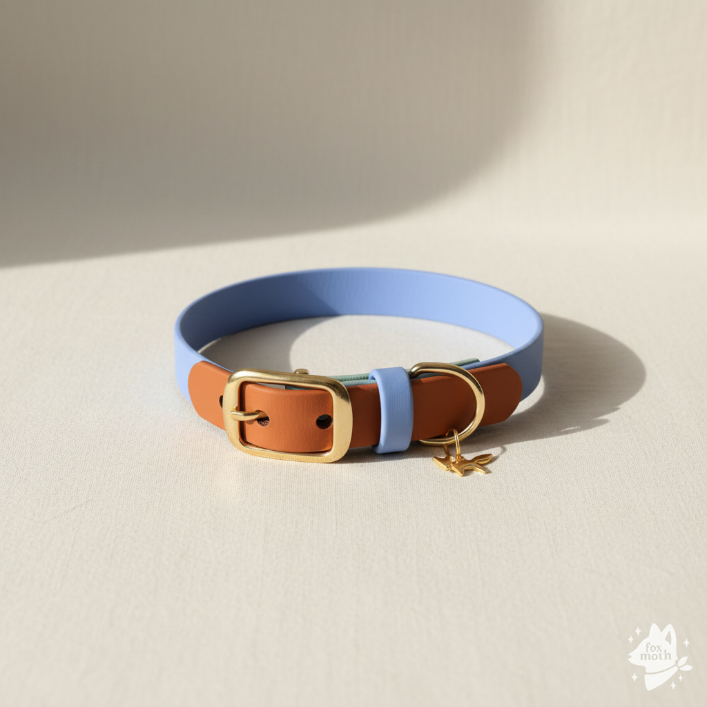 Iris/Sienna Two-Toned Dog Collar