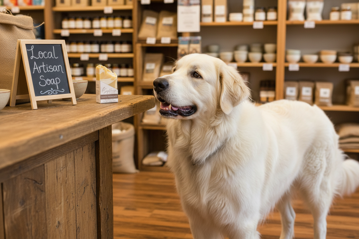 Lemon Soap - Accurate Small Size Great Pyrenees