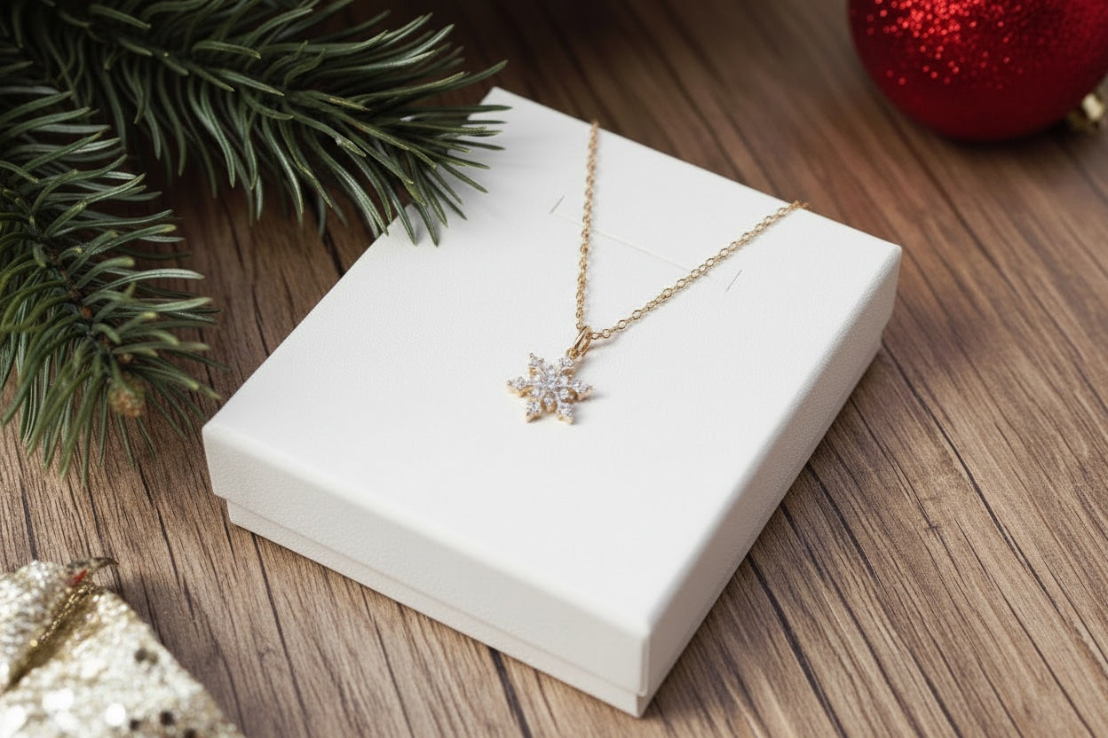 Merivelle Snowflake Pendant Necklace